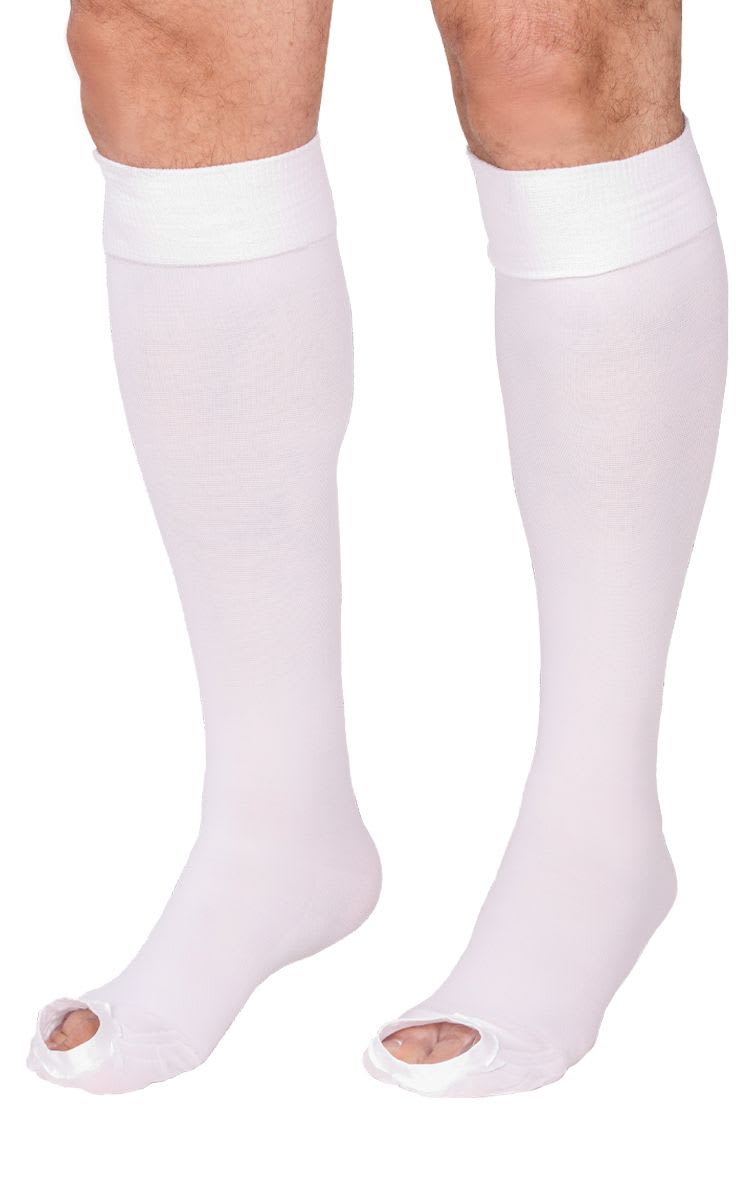 MEDIA RODILLA ANTIEMBOLICA BLANCO 4463