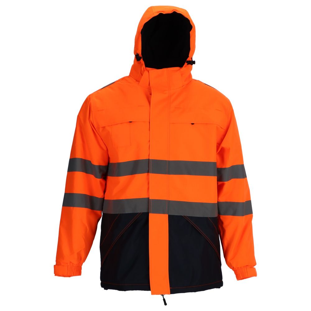 Parka Térmica Impermeable Austral Naranjo Flúor — Maritex