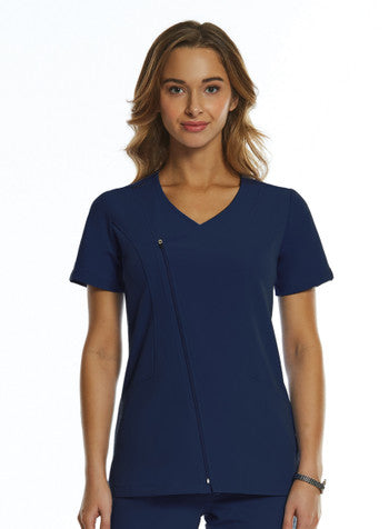 Top Clínico Mujer 3801 Elite — IRG Scrubs — Azul marino