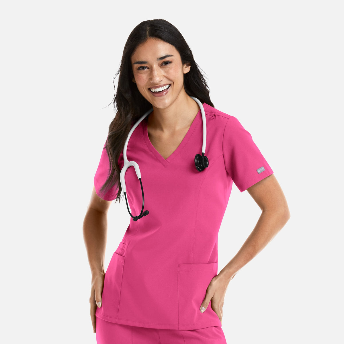 Top Clínico Mujer Momentum 5001 — Maevn — Fucsia