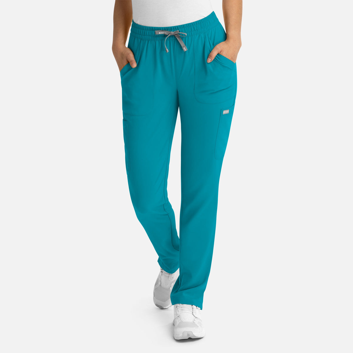 Pantalón Clínico Mujer Momentum 5091 — Maevn — Verde azulado