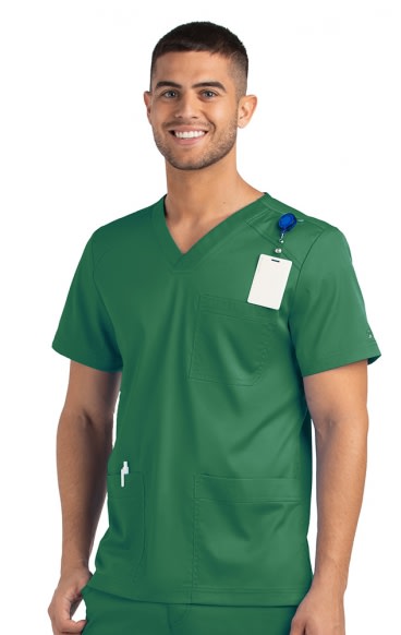 Top Clínico Hombre Matrix 5502 — Maevn — Verde