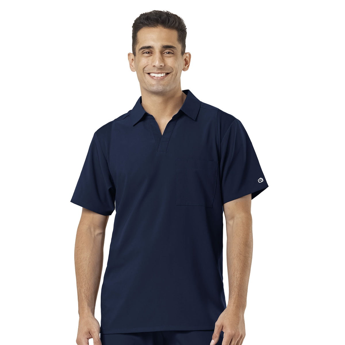 TOP VARON W123 6055A Azul marino