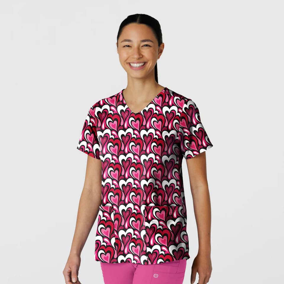 Top WonderWink estampado 6147 HFLW