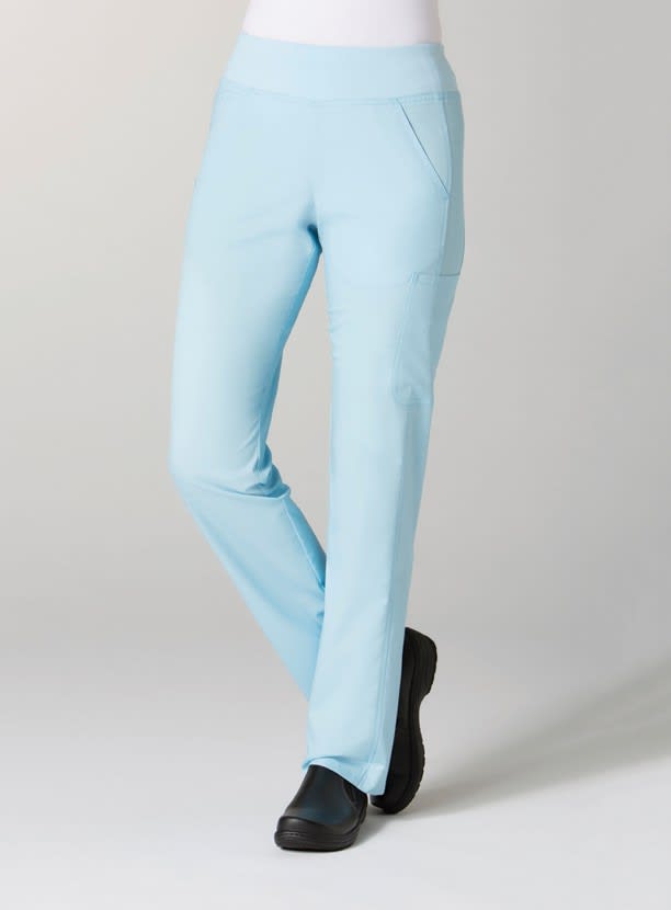 Pantalón Clínico Mujer Maevn EON 7338 — Cintura yoga, 7 bolsillos
