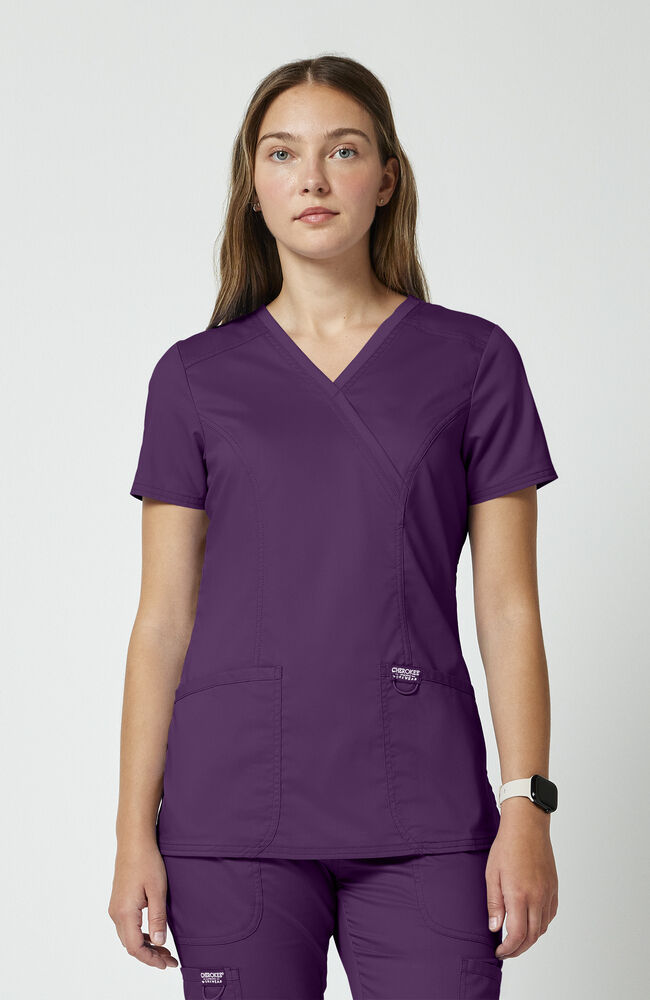 Top Clínico Mujer Revolution WW610 — Morado