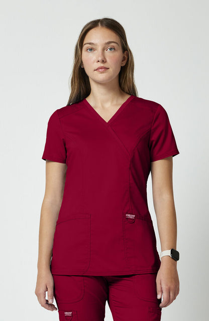 Top Clínico Mujer Revolution WW610 — Rojo