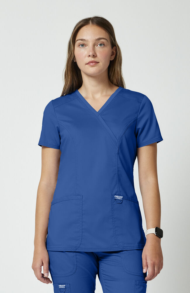 Top Clínico Mujer Revolution WW610 — Azul rey