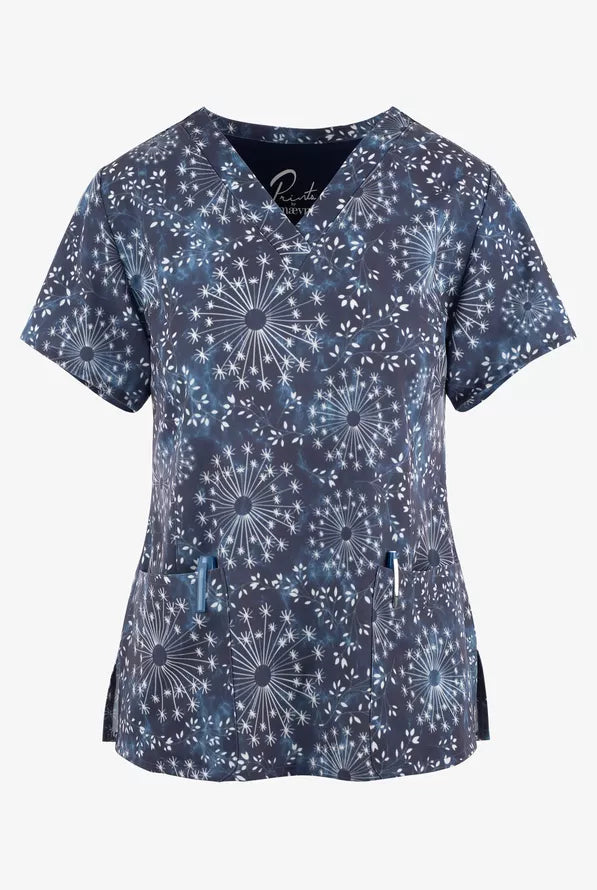 Top Clínico Estampado Mujer Maevn 9810 SFLW — Subtle Flower
