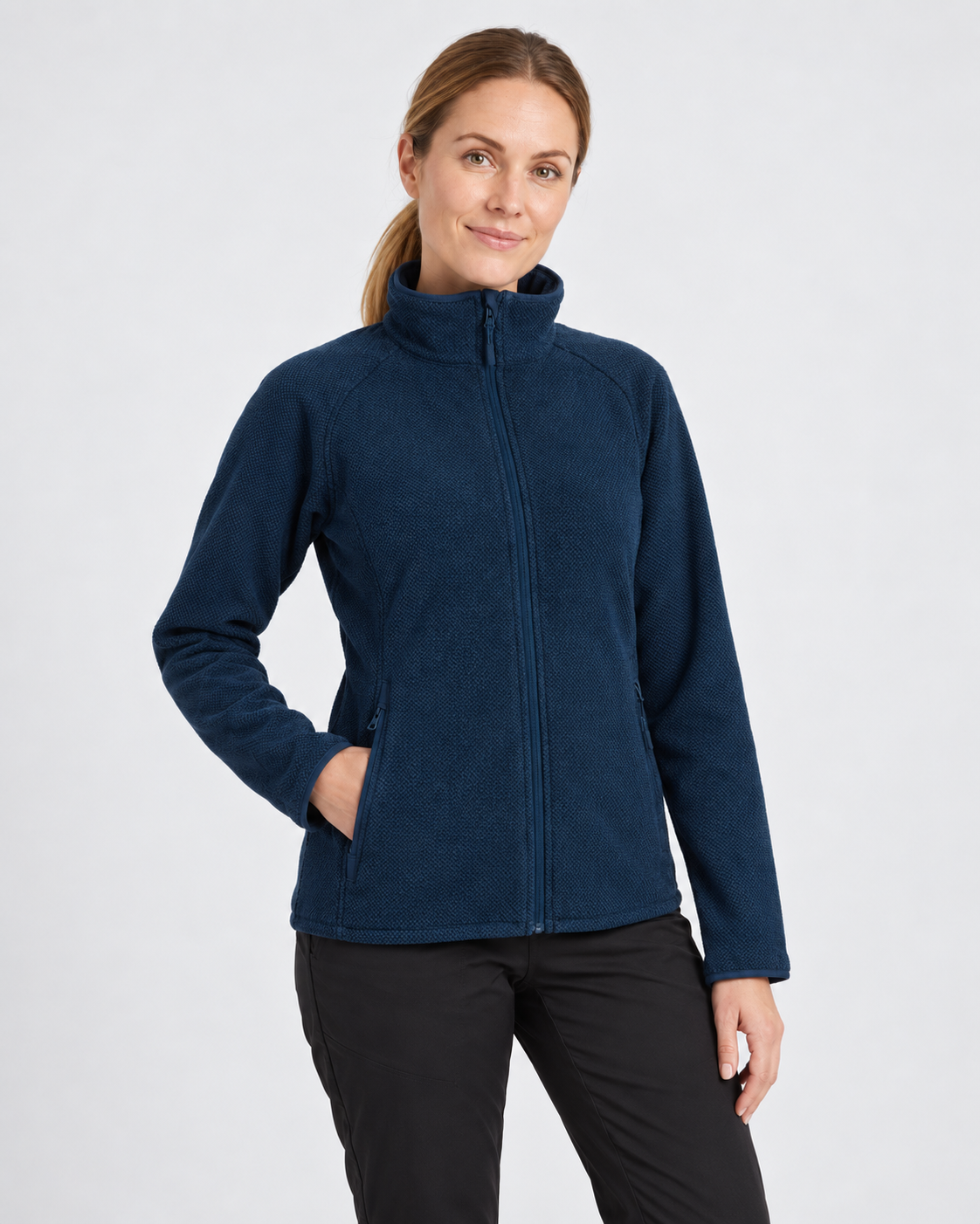 MICROPOLAR MUJER THERMAL — Azul marino