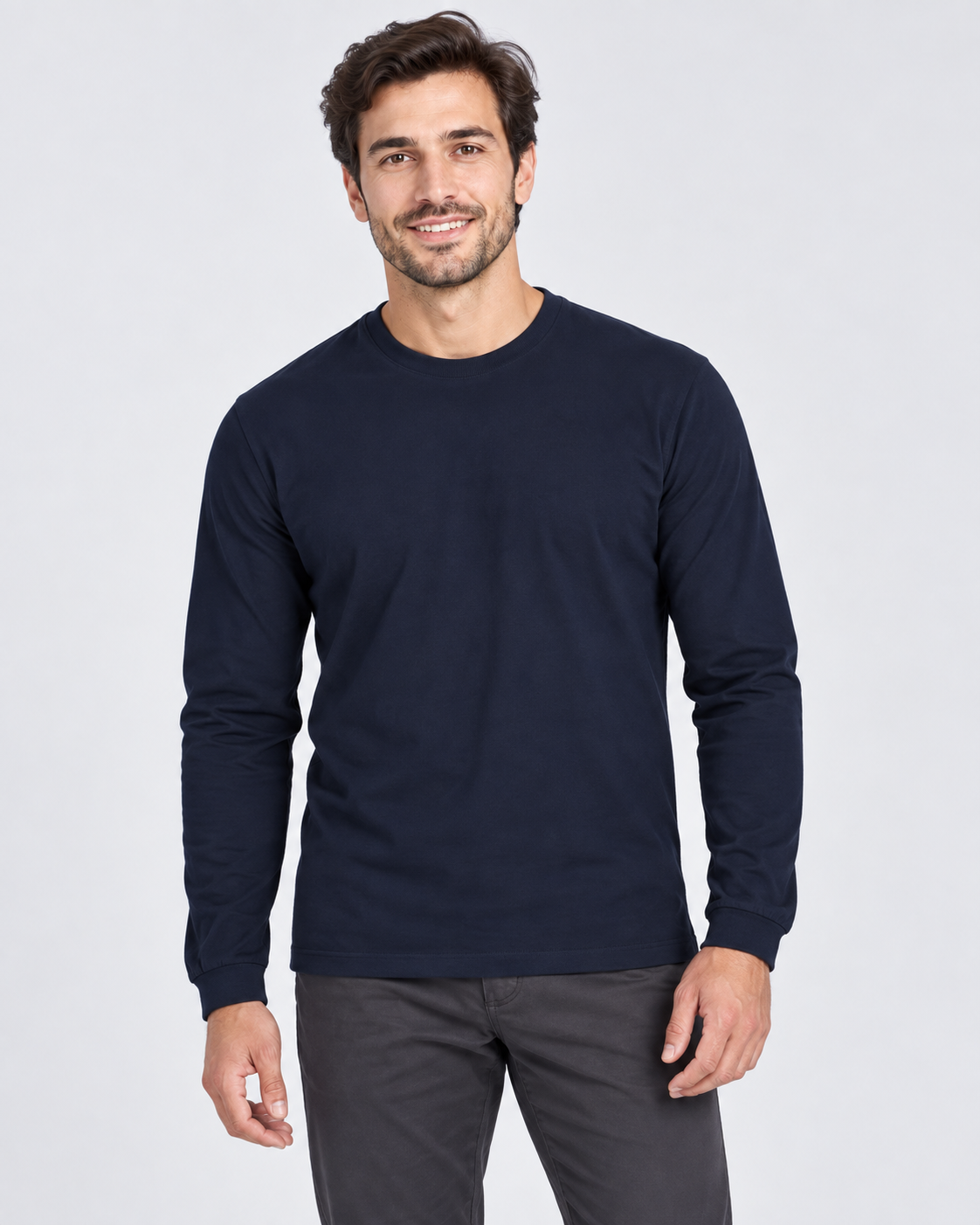 POLO M/L 175 — Azul marino