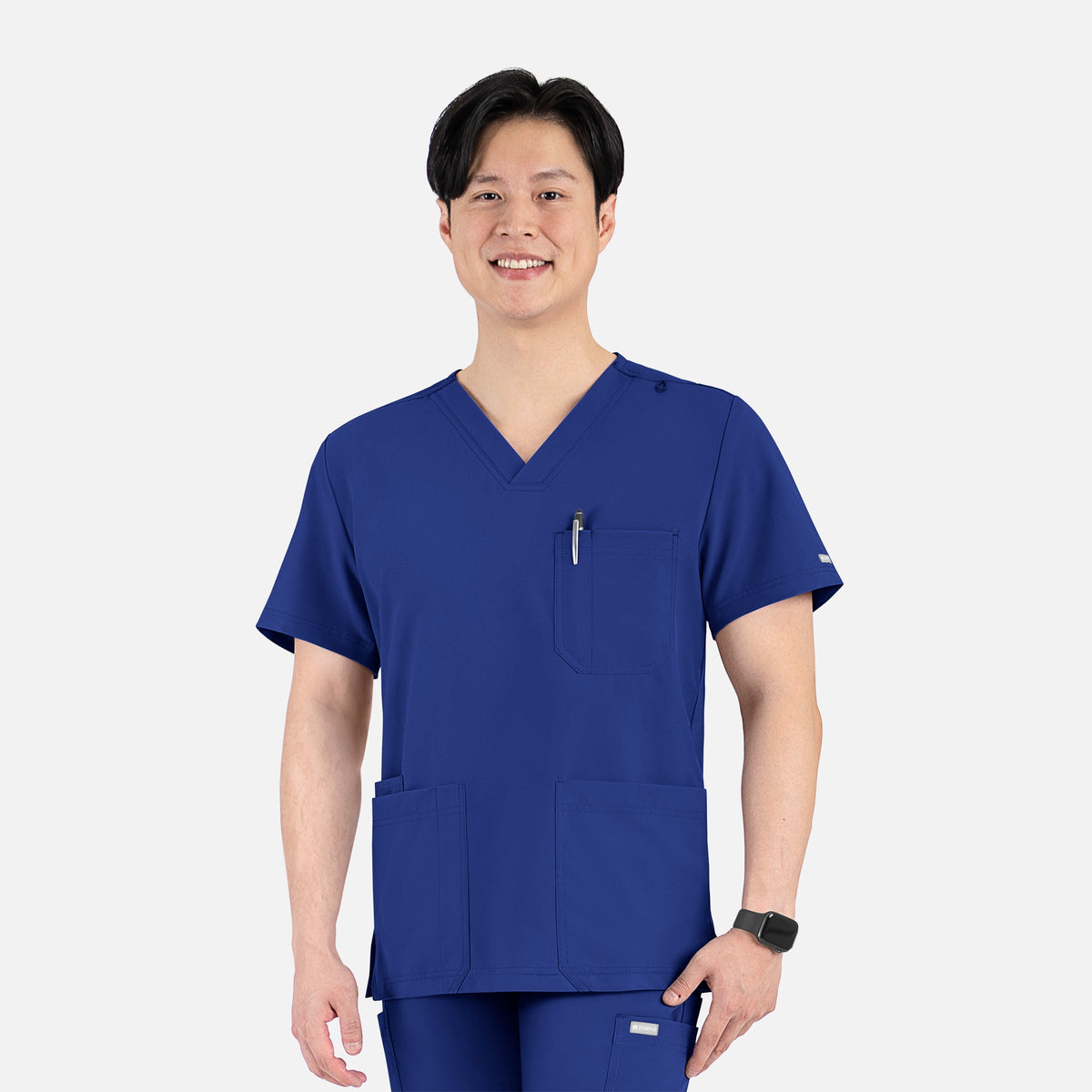 Top Clínico Hombre Momentum 5802 — Azul galaxia — imagen oficial