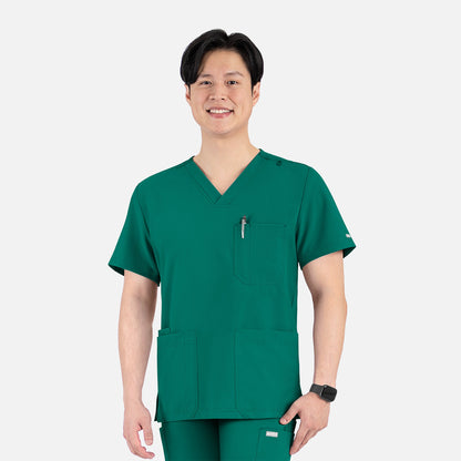 Top Clínico Hombre Momentum 5802 — Verde — imagen oficial