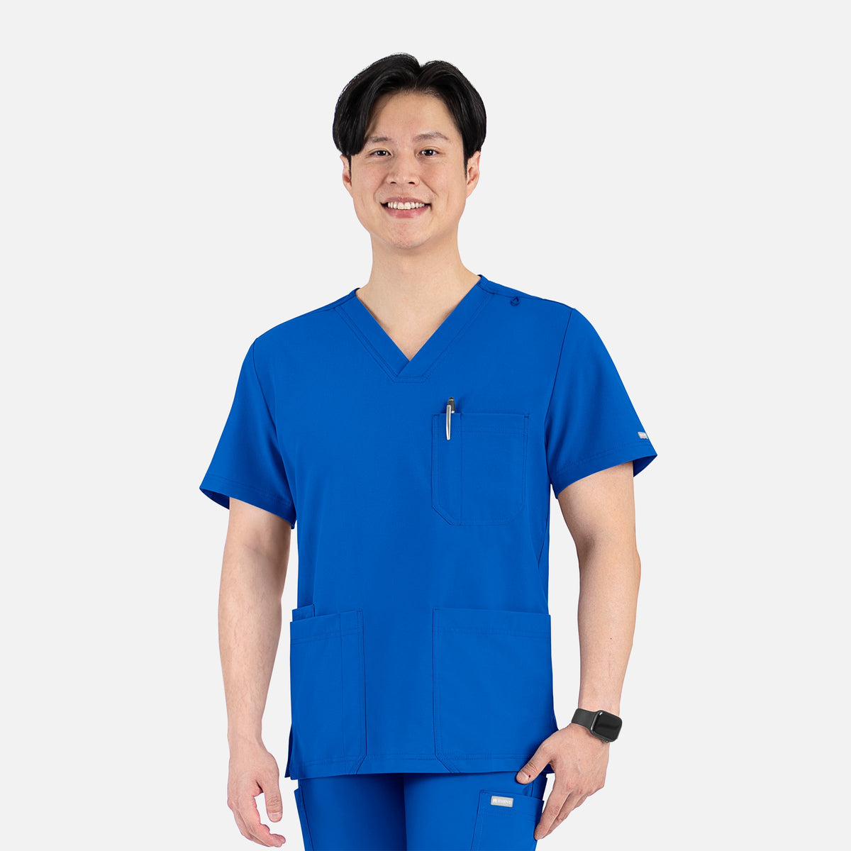 Top Clínico Hombre Momentum 5802 — Azul rey — imagen oficial
