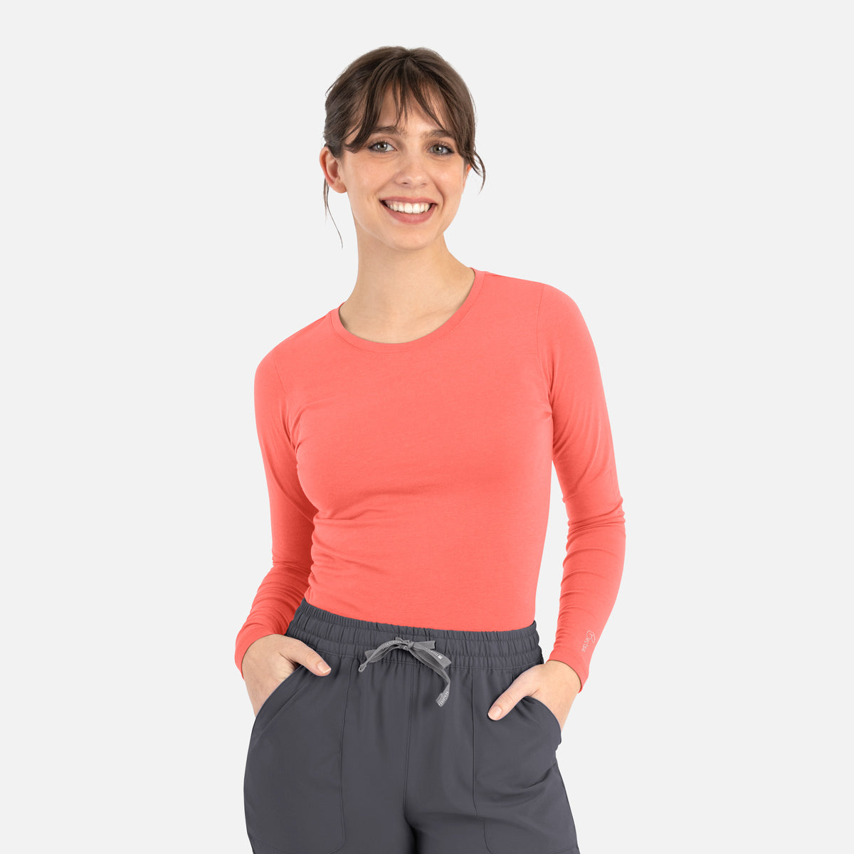 Primera Capa Clínica Mujer Maevn Bestee 6909 — Living Coral