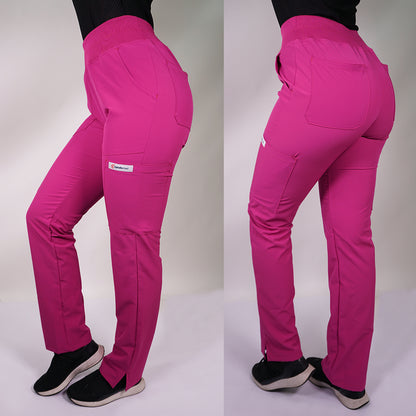 Pantalón clínico mujer PM Ripholia en color fucsia