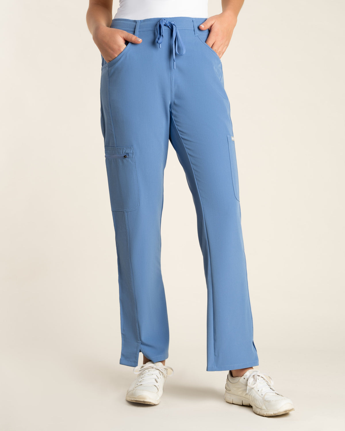Pantalón Clínico Mujer Comfort MP-02 — Celeste — imagen principal oficial
