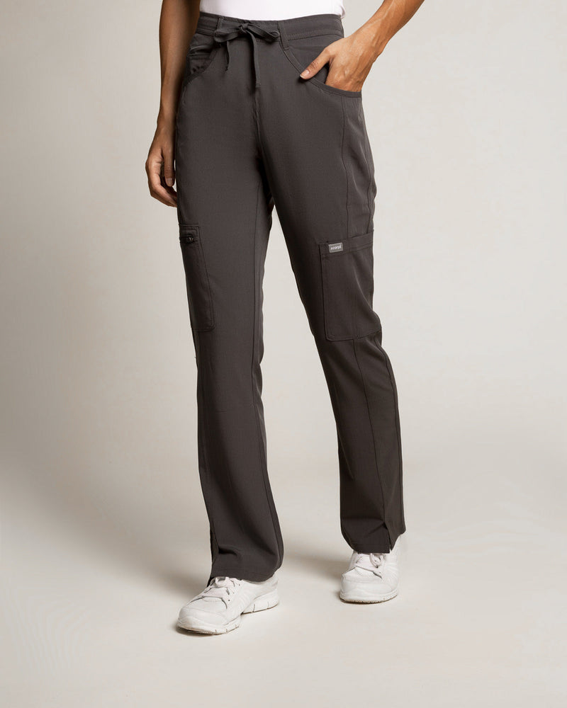 Pantalón Clínico Mujer Comfort MP-02 — Scorpi — Gris