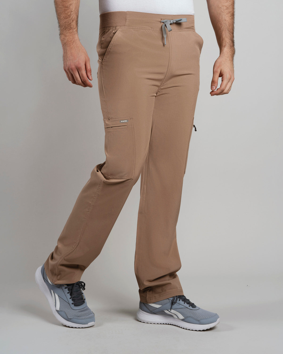 Pantalón Clínico Hombre Sport Stretch HP-S03 — Taupe