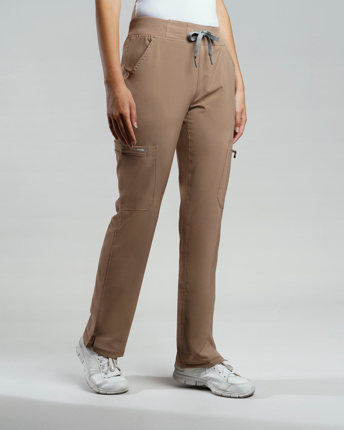 Pantalón Clínico Mujer Sport Stretch MP-S03 — Taupe