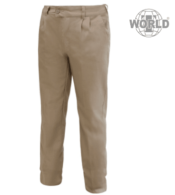 Pantalón Premium Hombre Gabardina T-World 10107 Negro