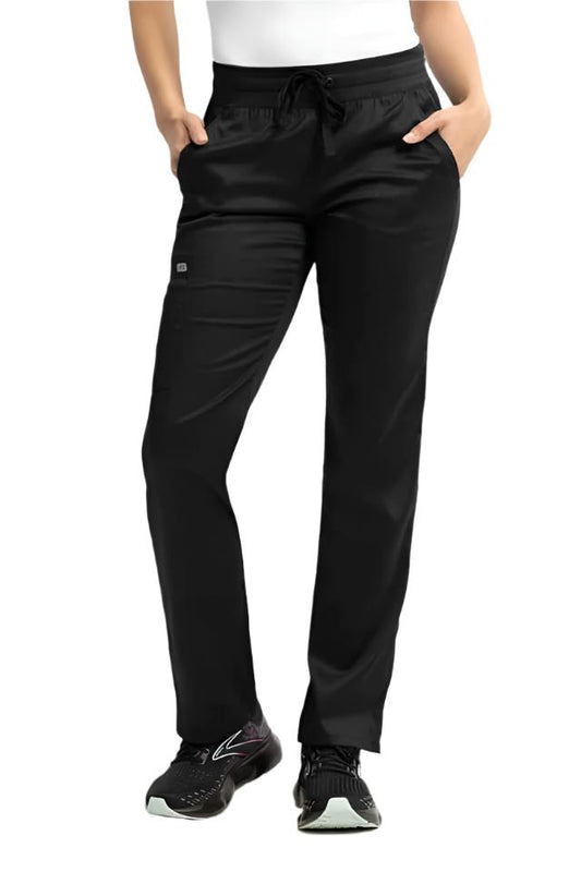 Pantalón Clínico Mujer IRG Edge 6802 — Negro — Vista frontal
