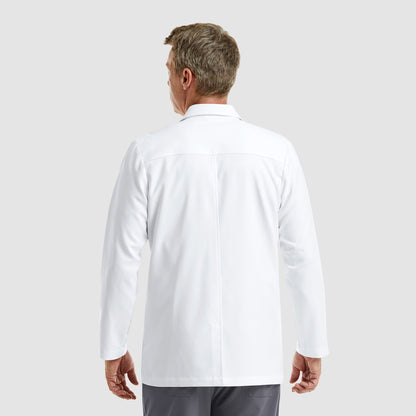Delantal Clínico Hombre Maevn Momentum 5873 — Blanco — Vista posterior