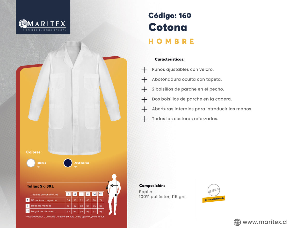 Maritex Cotona Poplin Unisex COD 160