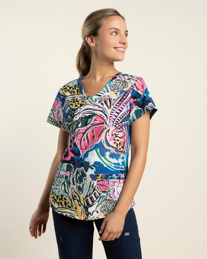 Top clínico Scorpi MT-24 Zanzíbar mujer