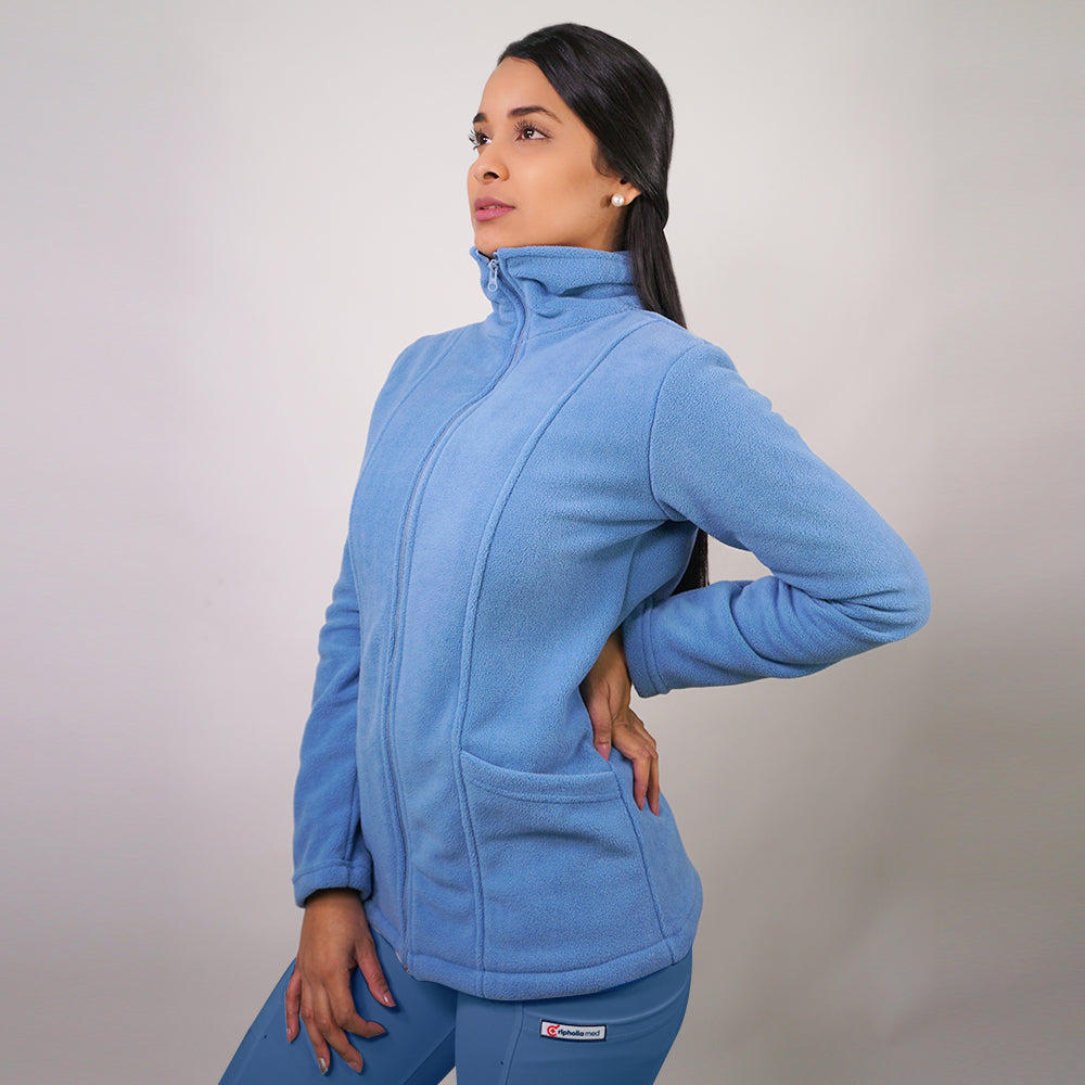 Polerón polar mujer Ripholia 200-3 Celeste
