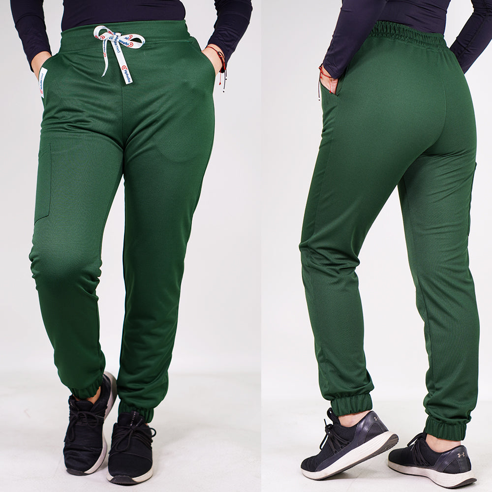 Pantalón Jogger clínico Ripholia Prive 569-12 Verde Botella