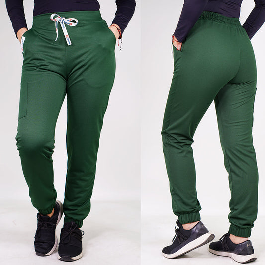 Pantalón Jogger clínico Ripholia Prive 569-12 Verde Botella