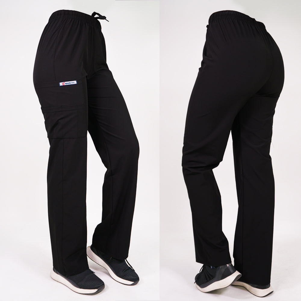 Pantalón recto Ripholia 799-8 Negro