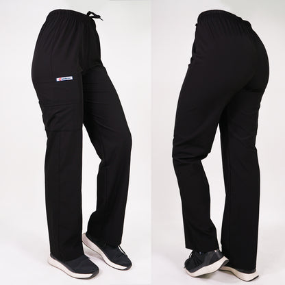 Pantalón recto Ripholia 799-8 Negro