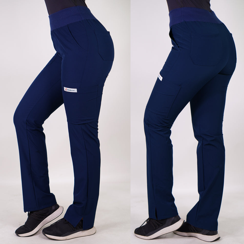 Pantalón Clínico Mujer PM Ripholia Azul Marino