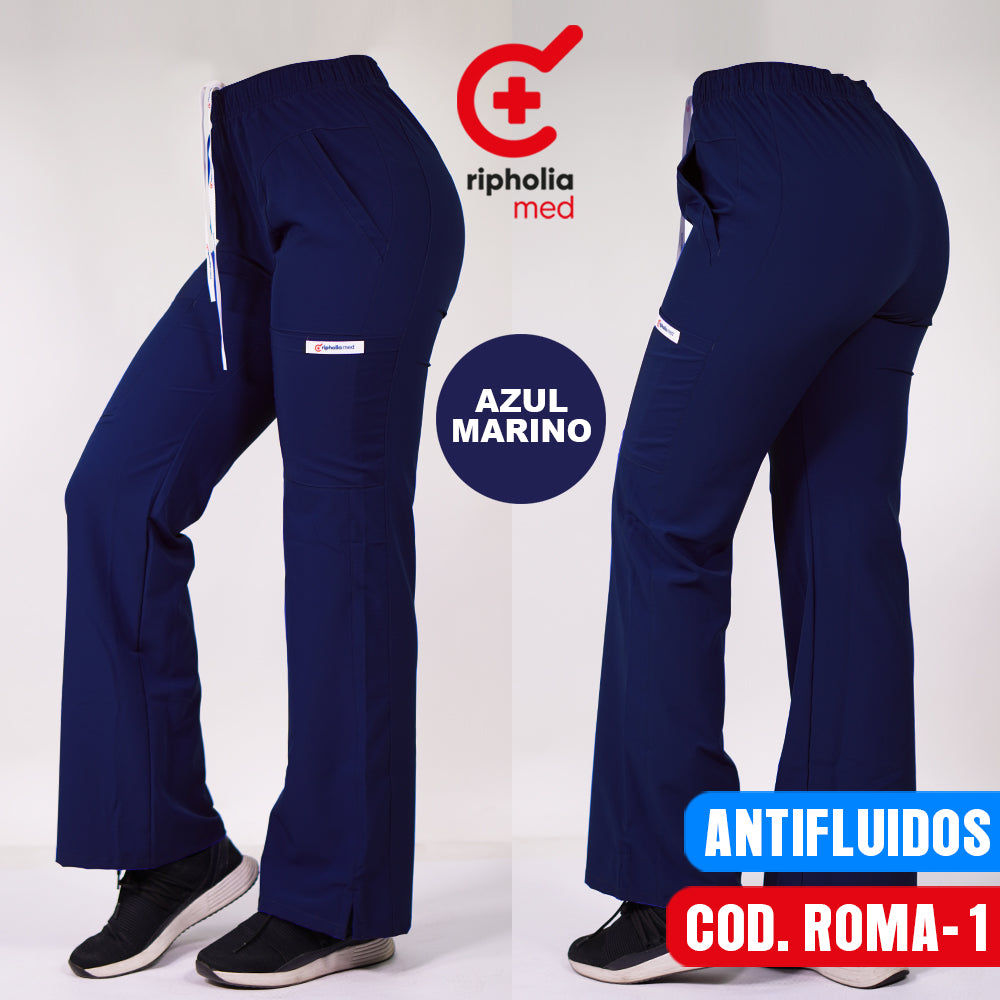 Pantalón clínico Ripholia ROMA-1 Azul Marino