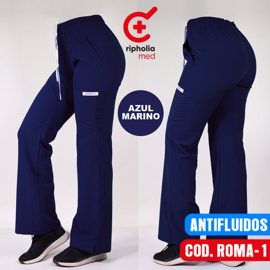 Pantalón clínico Ripholia ROMA-1 Azul Marino