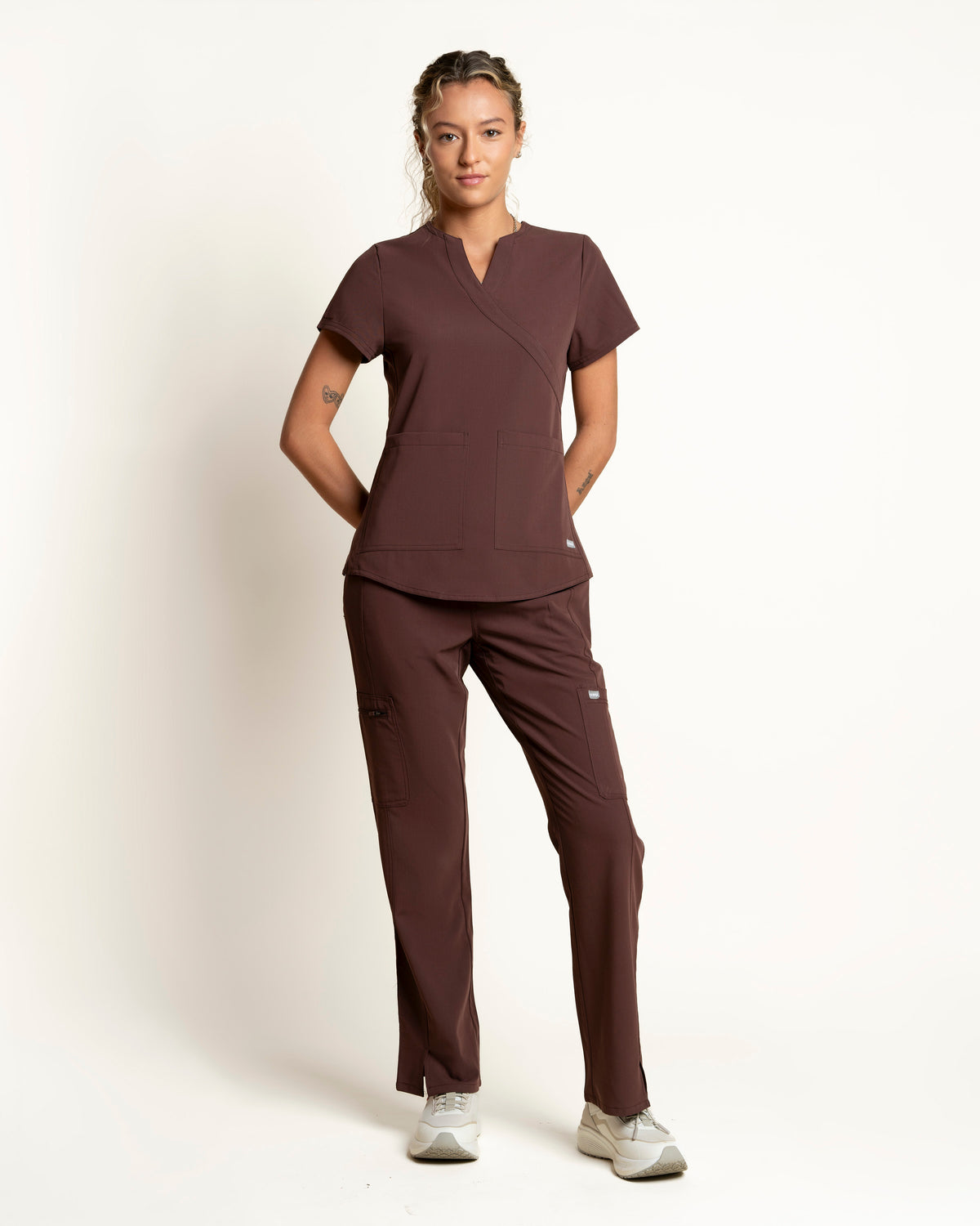 Top clínico mujer Scorpi Comfort MT-02 Espresso