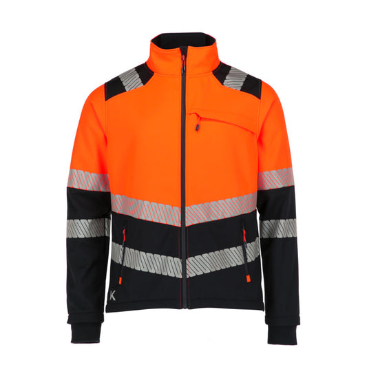 Softshell Etna 360° Unisex Azul/Naranjo