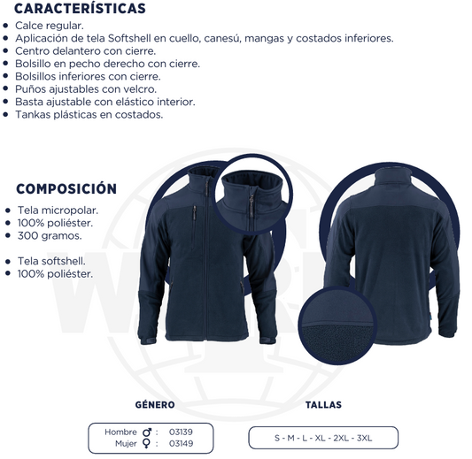 Micropolar Navigator Hombre 03139 Azul