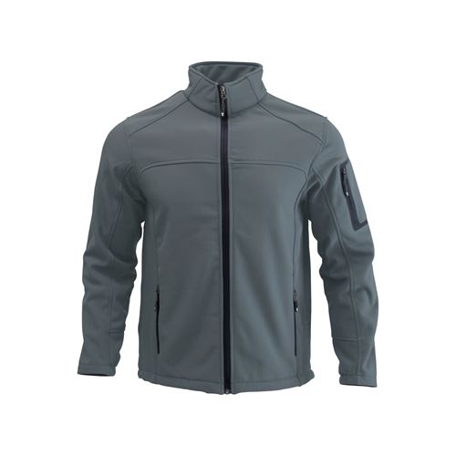 Chaqueta Softshell Bolsillo en Brazo Hombre 08369 Negro
