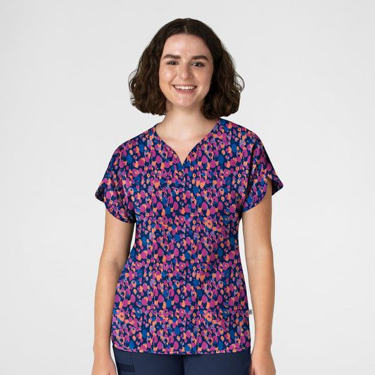 Top mujer estampado WonderWink 6267 PDNV